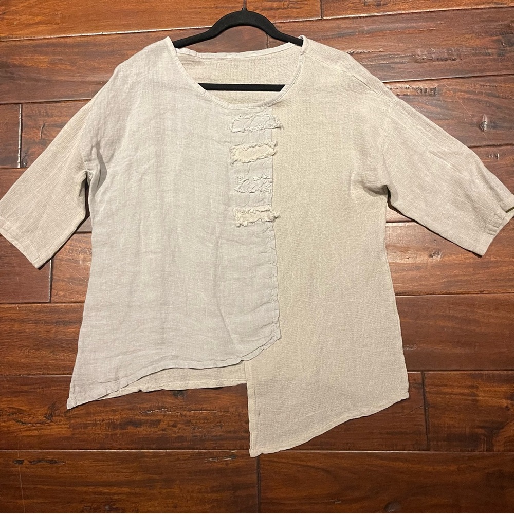 Meo Meli Linen Blouse Medium